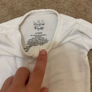 Kickee pants bamboo footed onesie